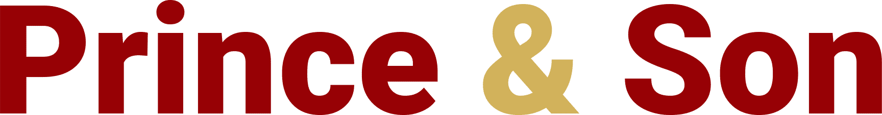 Prince & Son logo color on transparent background.